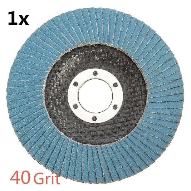 6x 115mm Flap Discs Angle Grinder Sanding 40 or 60 Grit Metal Wood Plastic